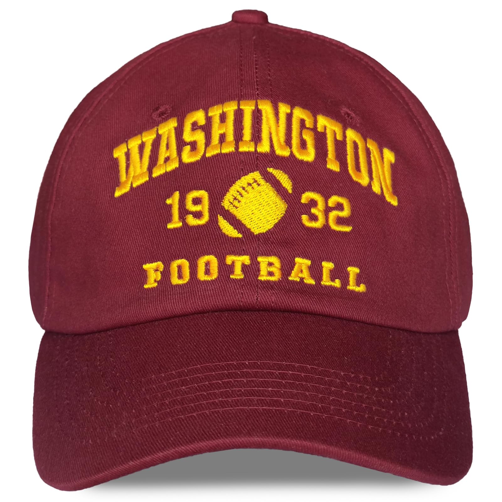 Football Fans Embroidered Hat for Men Women Sport Fans Classic US Cities Adjustable Baseball Cap