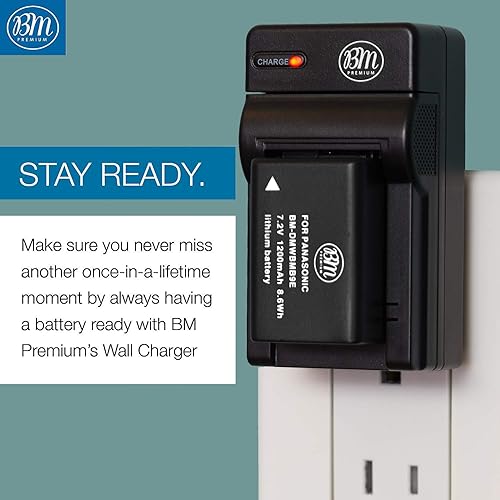 Miniatura 5 de BM Premium DMW-BMB9 Cargador de batería y batería para Panasonic Lumix DC-FZ80, DMC-FZ40K, DMC-FZ45K, DMC-FZ47K, DMC-FZ48K, DMC-FZ60, DMC-FZ70,