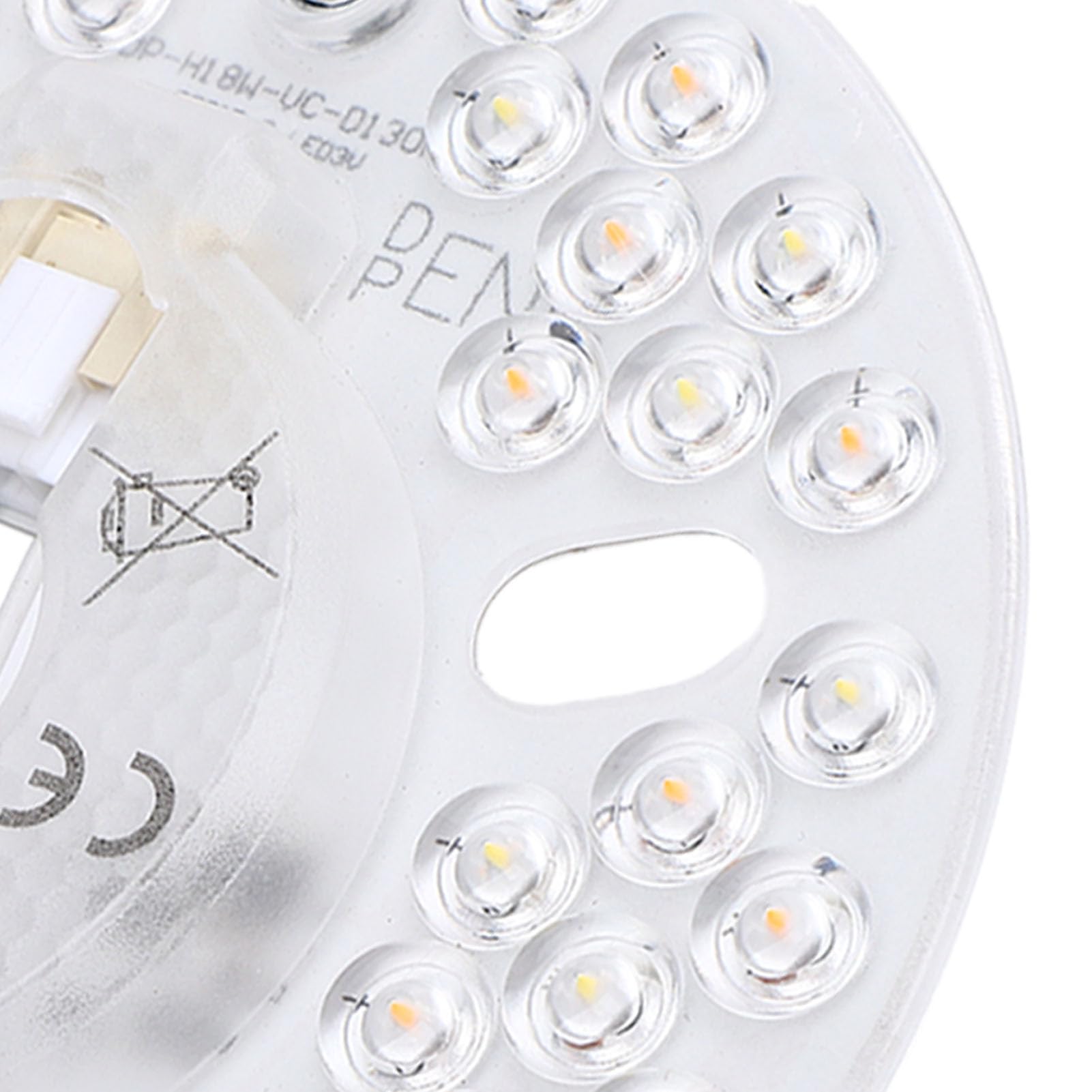 Panel Zamienny Wentylatora Sufitowego LED 18W 3CCT 3000K 4000K 6500K z Pamięcią Aluminiowa Podstawa do Lamp Sufitowych