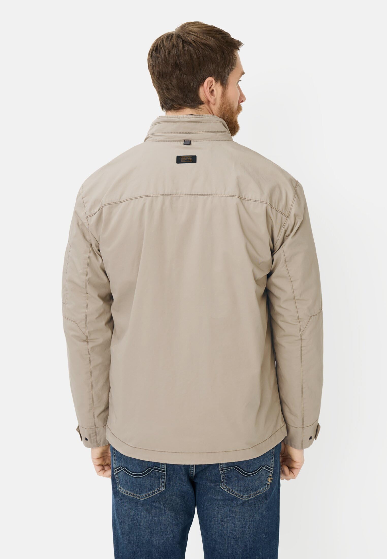 camel active Herren Blouson mit Stehkragen