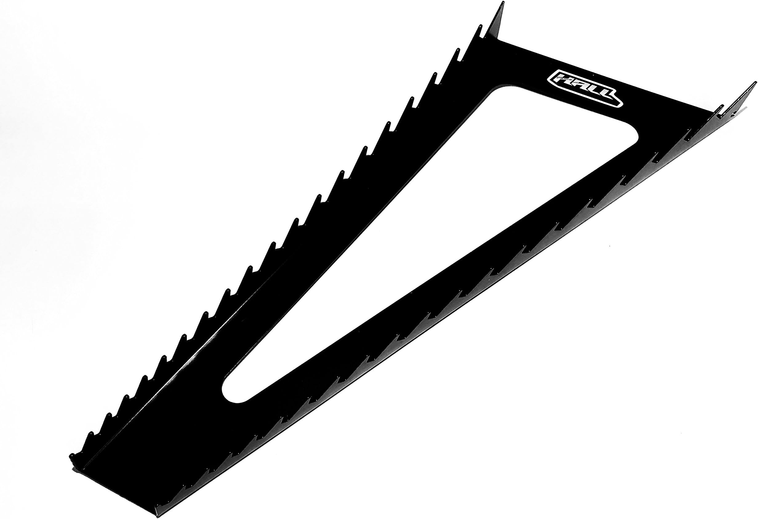 Hall Designs Wrench rack organizer 20 slot, steel. Made in USA (BLACK)