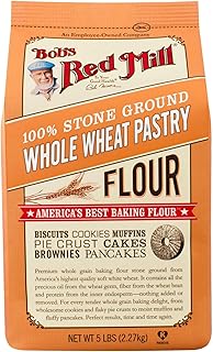 Bob's Red Mill Whole Wheat Pastry Flour, 5 Lb