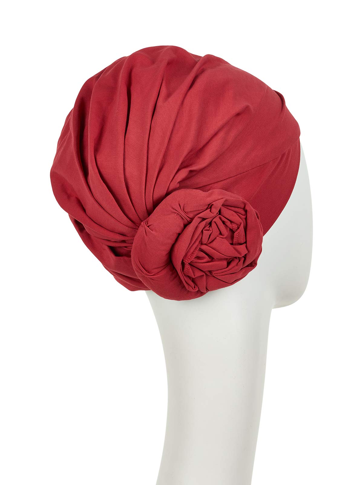 Christine Headwear Turbante Zuri de algodón Supima Extra Suave y Fresco (Rojo pintalabios)