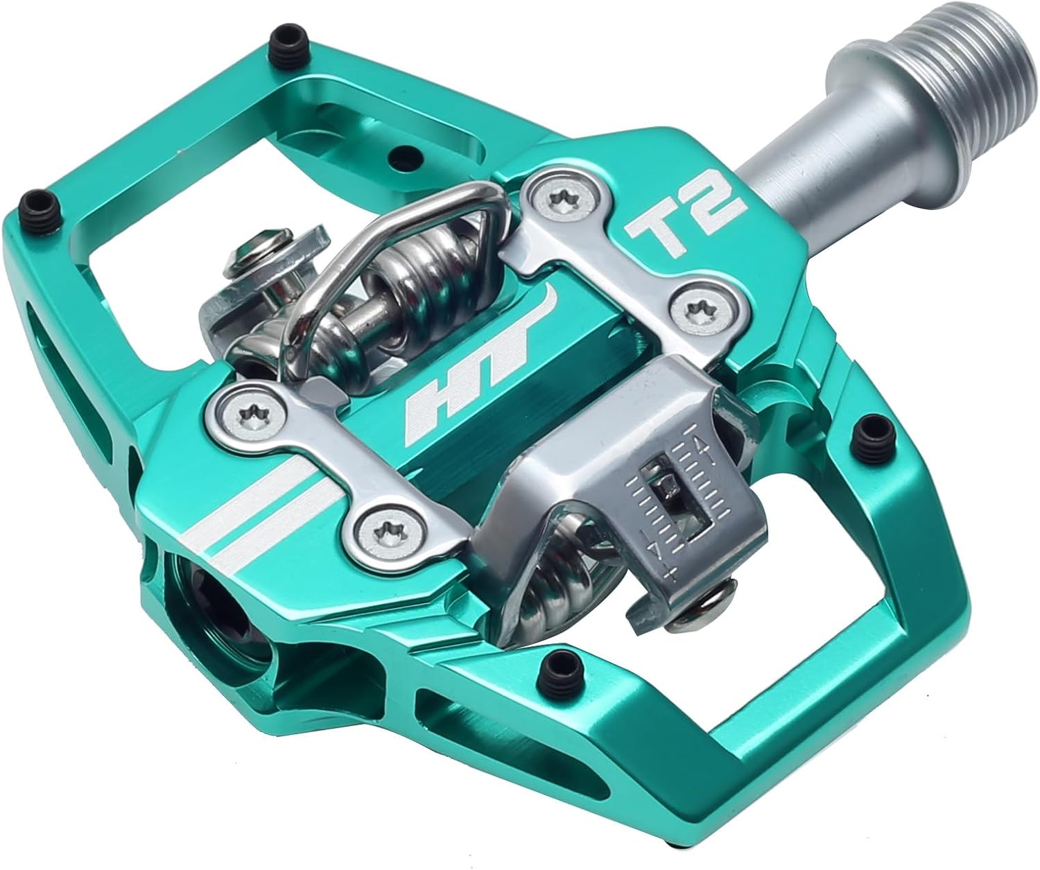 Ht Components T2 Clipless Pedals Turquoise, One Size