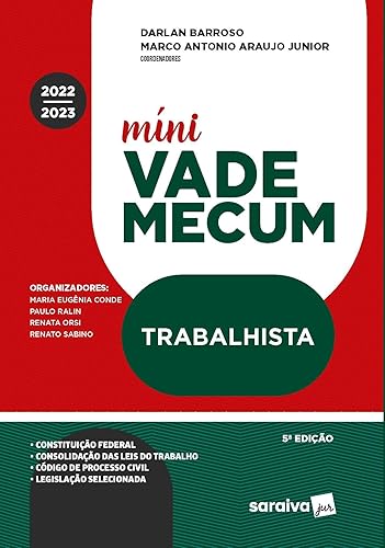 Míni Vade Mecum trabalhista - 5ª edição 2022