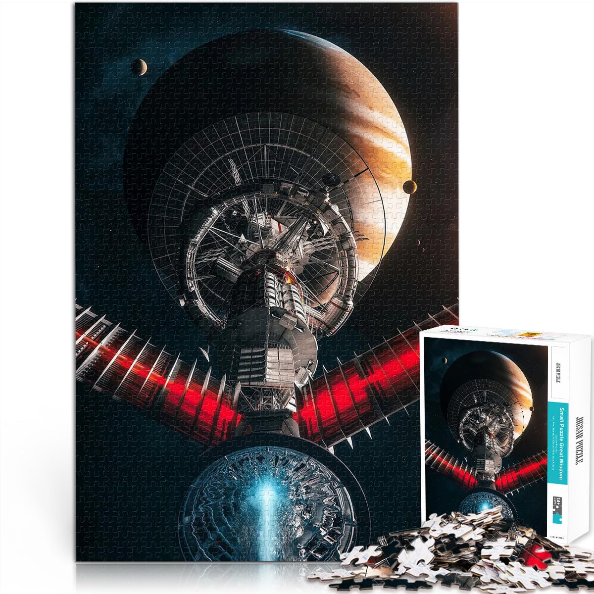 jigsaw 1000 pieces for teenagers Arrival at Jupiter für Lernspiel-Herausforderungsspielzeug tolles Geschenk38x26cm — image 1