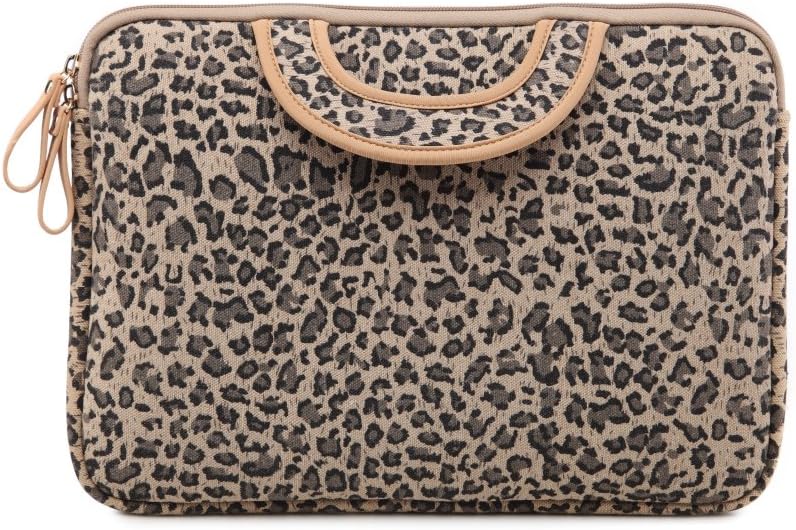 15.5 Inch Laptop Sleeve Case-Stylish Leopard Ultrabook Sleeve Macbook Bag For Acer/Asus/Dell/iPad Pro/Lenovo/Macbook Pro/Macbook Air/Surface Pro 4 with Handle - Image 4