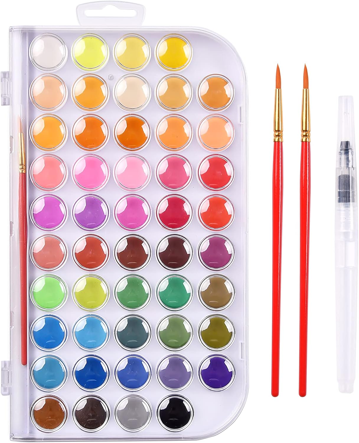 Watercolor Paint Set, NonToxic 48 Water Colors for