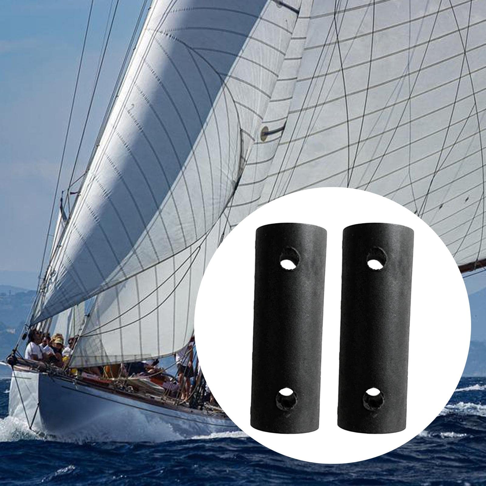 Milageto 2xUniversal Spare Mast Foot Tendon Joint Windsurfing Sostituzione di Parti di Riparazione