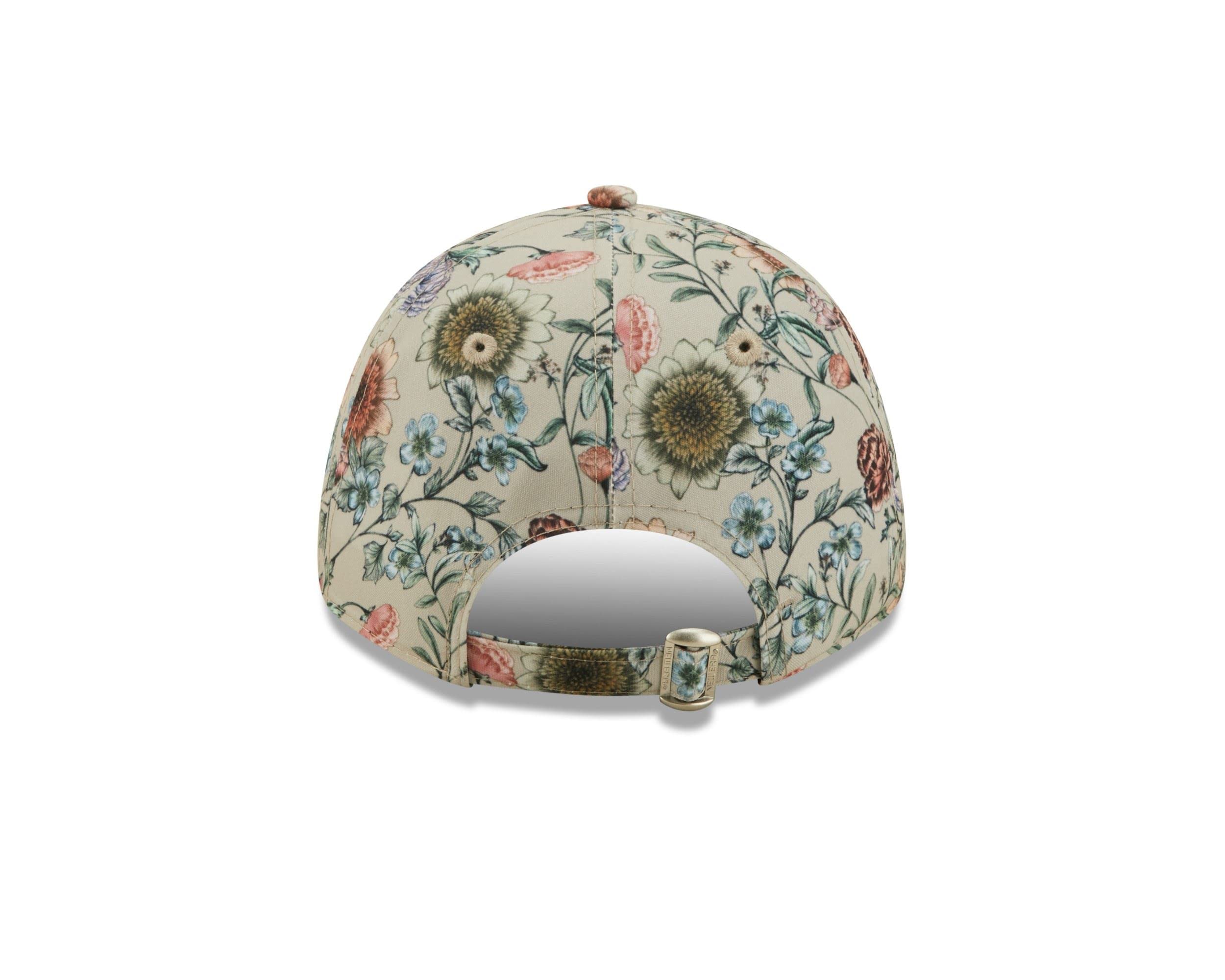 New Era New York Yankees MLB Floral Stone 9Forty Adjustable Women Cap - One-Size Beige - Image 4