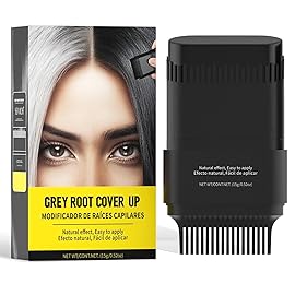 Gowwim Root Touch up Powder, Instantly Gray Hair Cover up Hairline Powder for Women & Men Waterproof and Sweatproof Root Cover Up Long-Lasting for Thinning & Loss Hair (Black4, 15g)