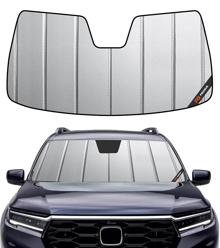 Protetor solar para para-brisa Honda Pilot 2023-2026 Pigenius cinza