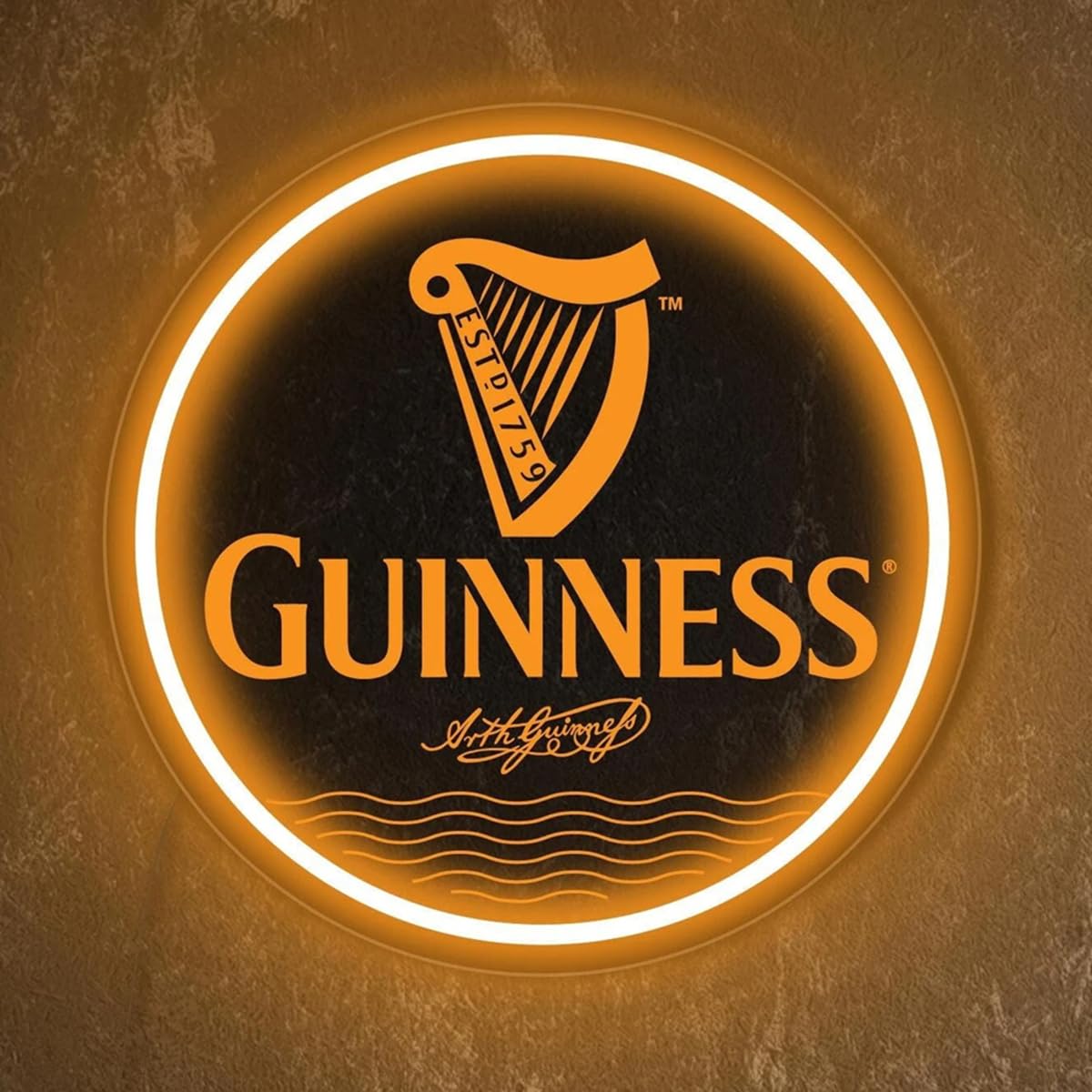 Guinness ビール　ギネス　ネオン　パブミラー　 サイン　看板　照明 Amazon.co.jp: ギネスネオンサイン、ビールバーライト、ホームバー