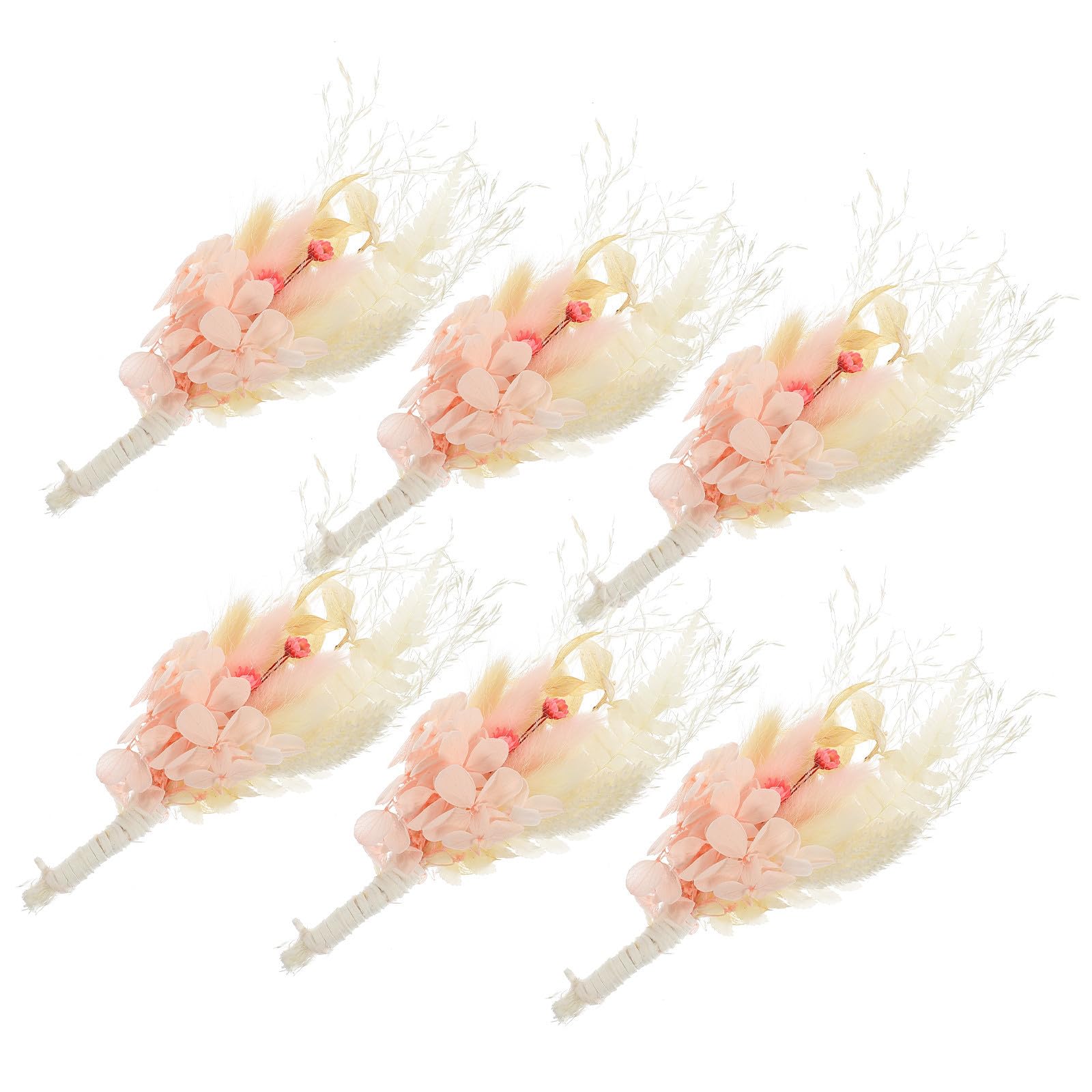 ABOOFAN Lot De 5 Mini Bouquets De Gypsophiles Séchés 6 Pièces pour Décorer Un Vase pour Une Fête De Mariage