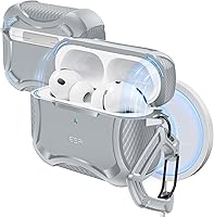 Vista 15 de ESR Funda para AirPods Pro de 2ª Generación, Compatible con Funda de Airpods Pro de 2ª/1ª Generación (2023/2022/2019), Compatible con MagSafe