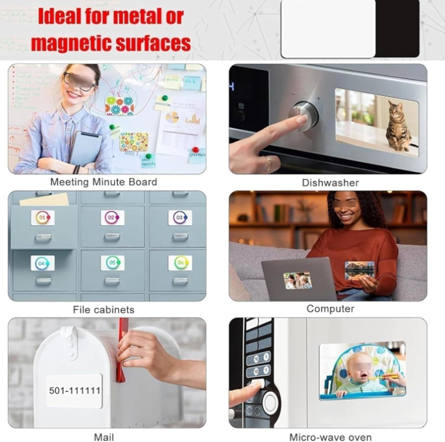 3x2 inch Rectangle Refrigerator Fridge Magnet Maker Machine Kit, Photo Magnet Maker Machine, Includes Press + Paper Cutter + 100-Piece Supplies + 100 Sheets of Photo Paper, Create Fridge Magnets