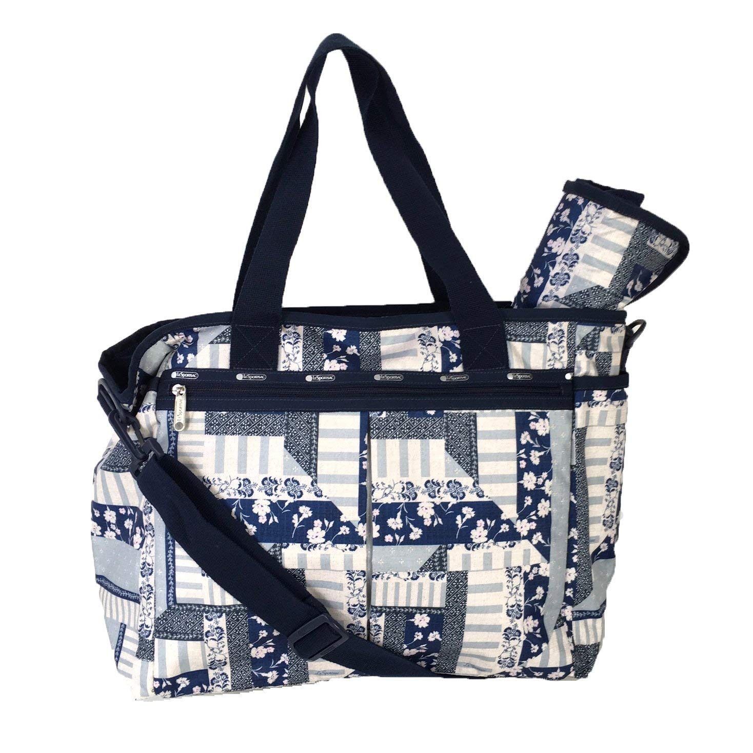 LeSportsacBubble Ryan Baby Tote Bubble (Patchwork Blue B)