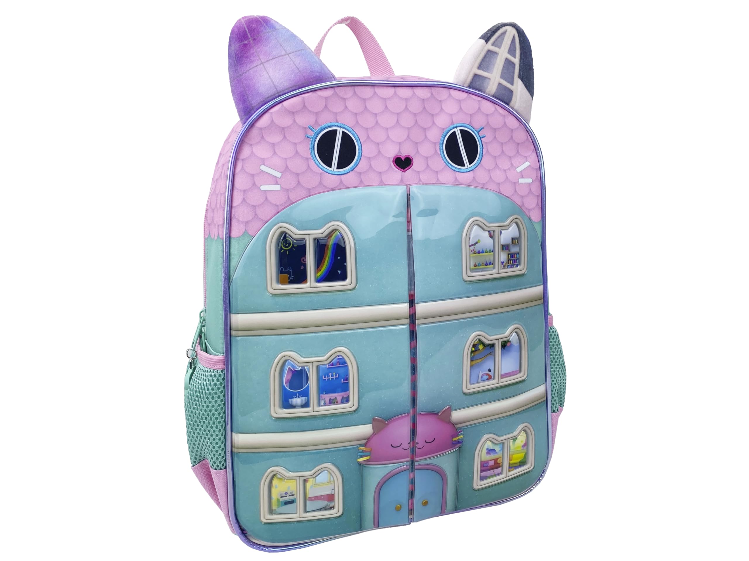 Marchi CyP: Gabby, Zaino, Zaino per bambini, Copertine magnetiche, Asilo nido, Scuola materna, Multicolor, Prodotto ufficiale