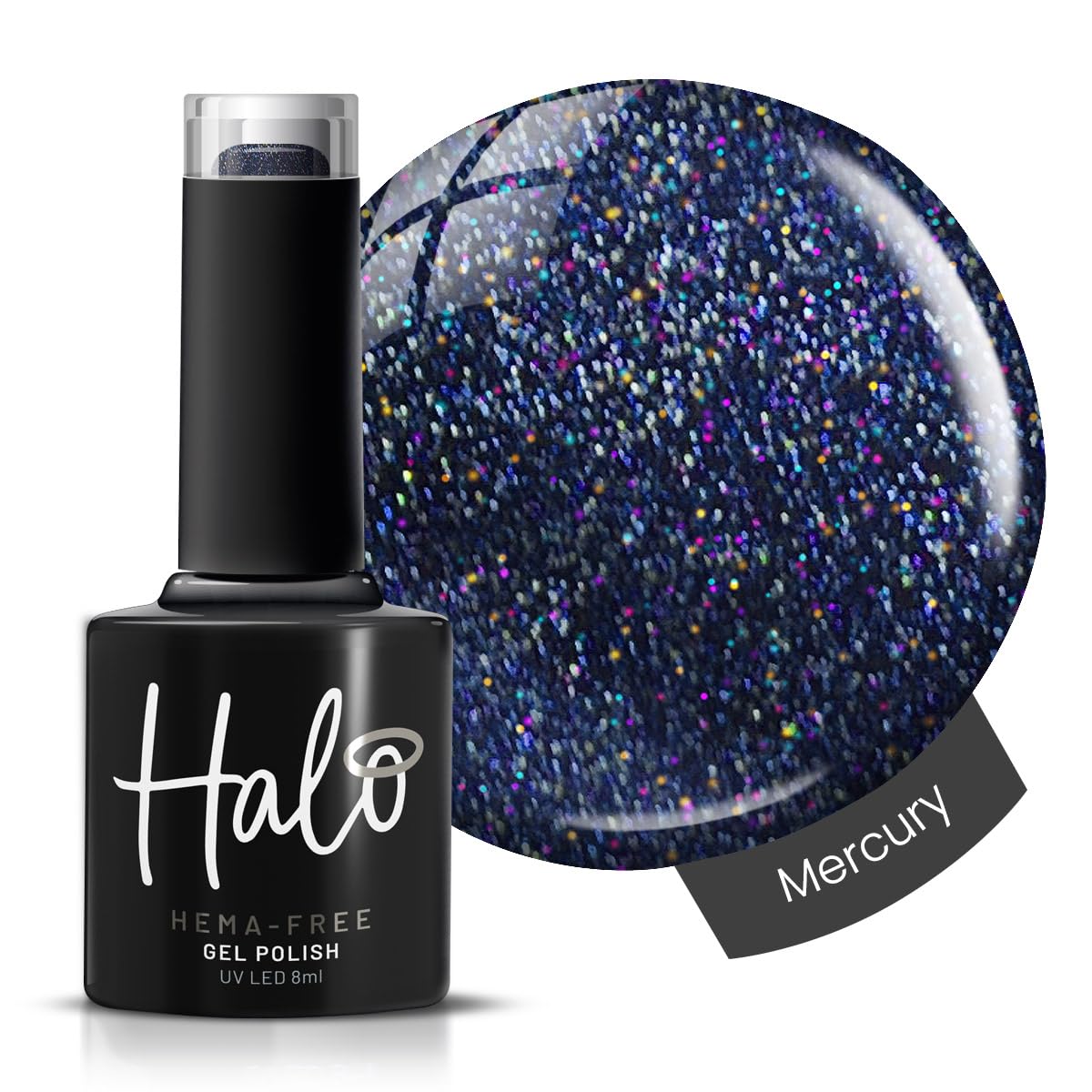 Halo Gel Polish 8ml - French White. UV/LED Gel Nail Polish, Long Lasting & Easy To Apply. Nail Art Colours For Manicure & Pedicure. Gel Polish For Professional & Home Use. — view 36
