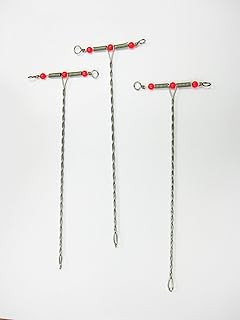 KUFA Sports Stainless Fishing Bar Rig and Accessories (T Bar with Beads)