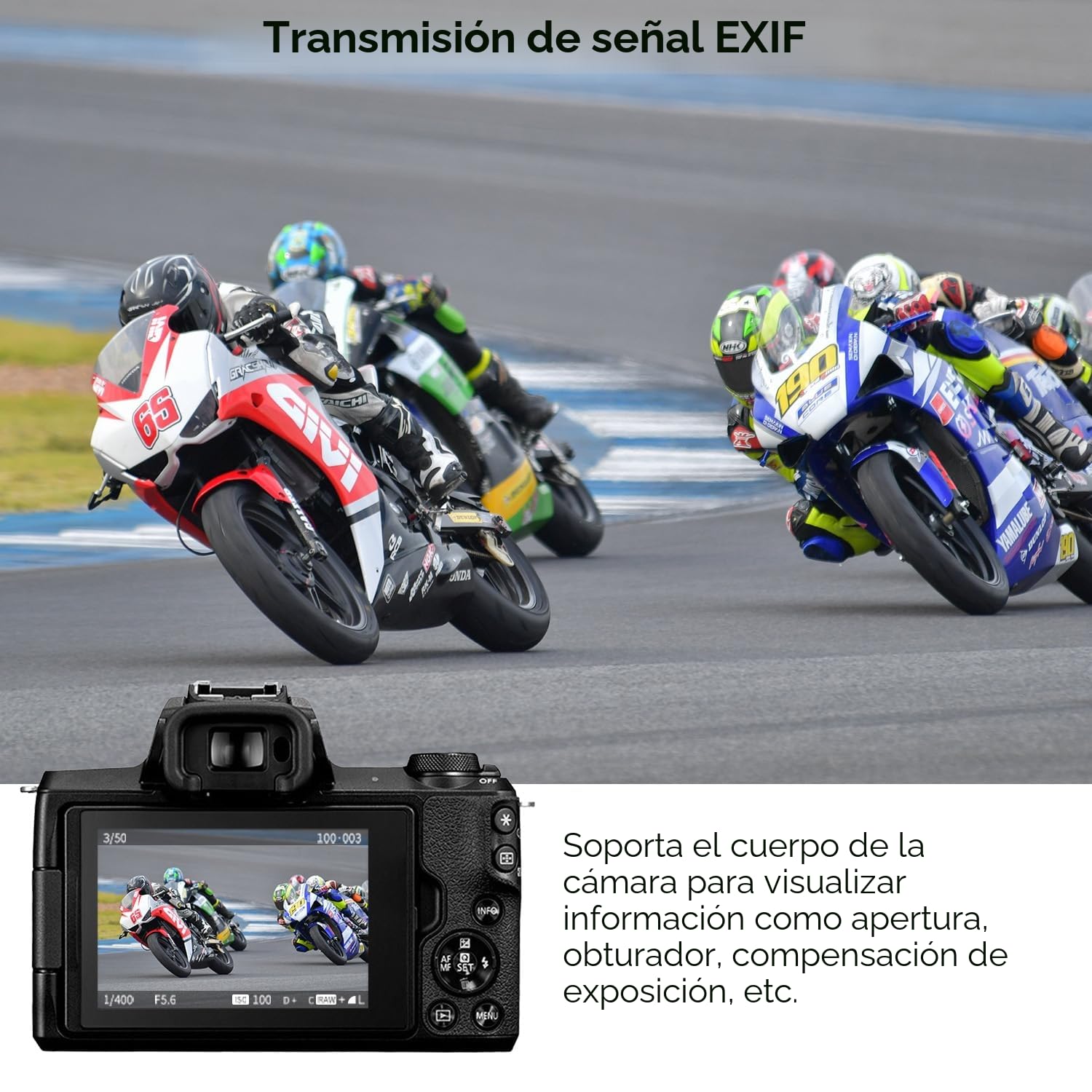 K&F CONCEPT Canon Auto EF/EF-S a EOS R - Adaptador de Metal con Enfoque Automático (Incluye Funda Protectora)