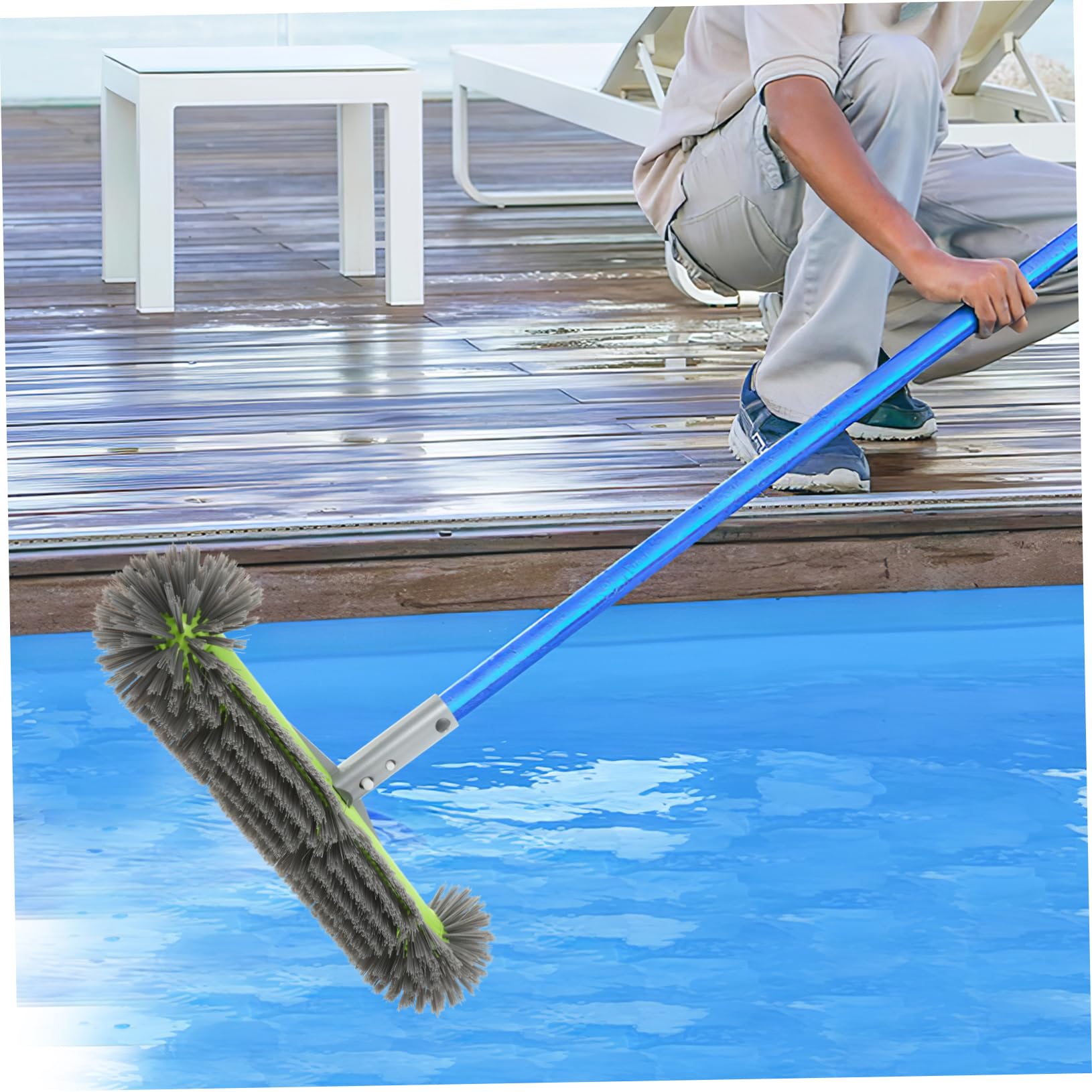 UKCOCO Tête De Brosse De Piscine Plastique pour Nettoyage De Piscine avec Brosse De Nettoyage Et Tête pour Parois