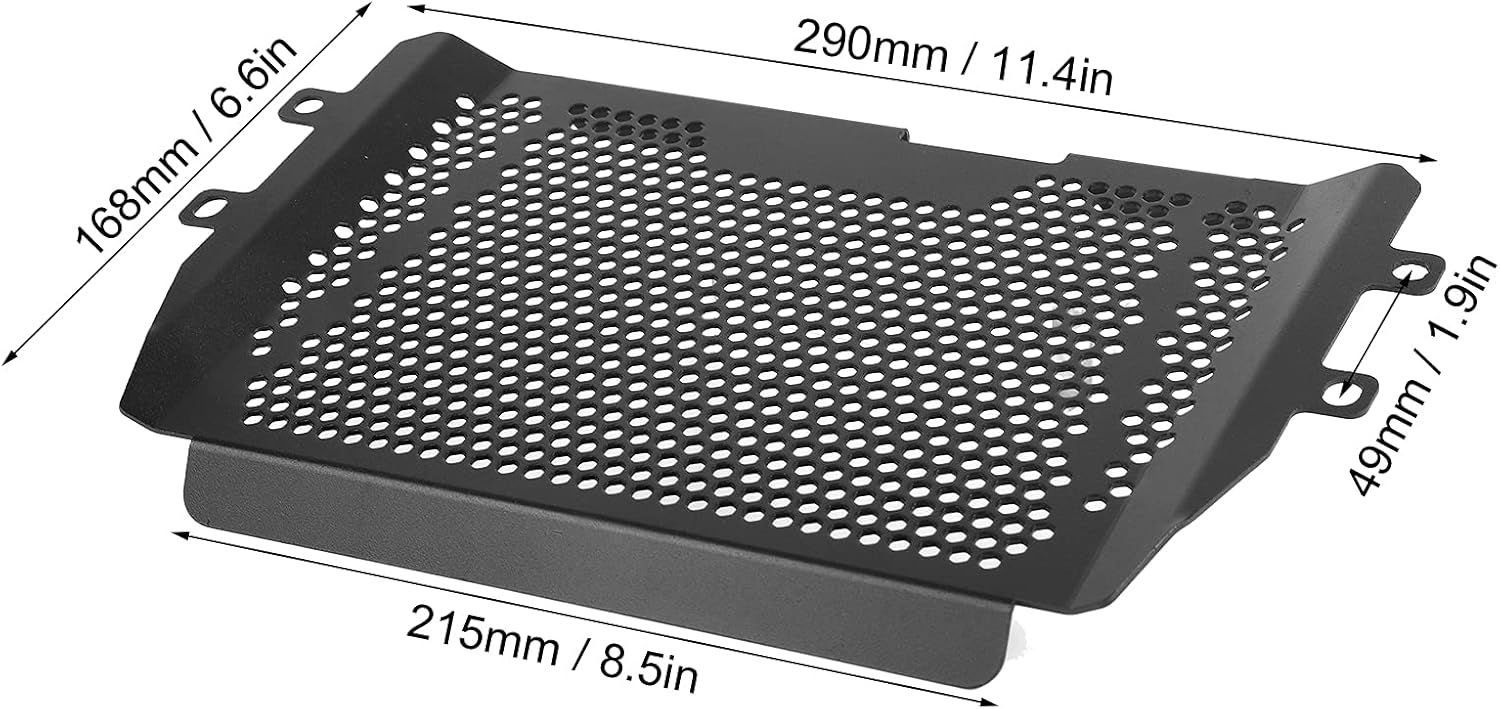 Motorcycle Aluminum Radiator Grille Guard Cover Replacement for MT?03 MT25 FZ03 2015?2021
