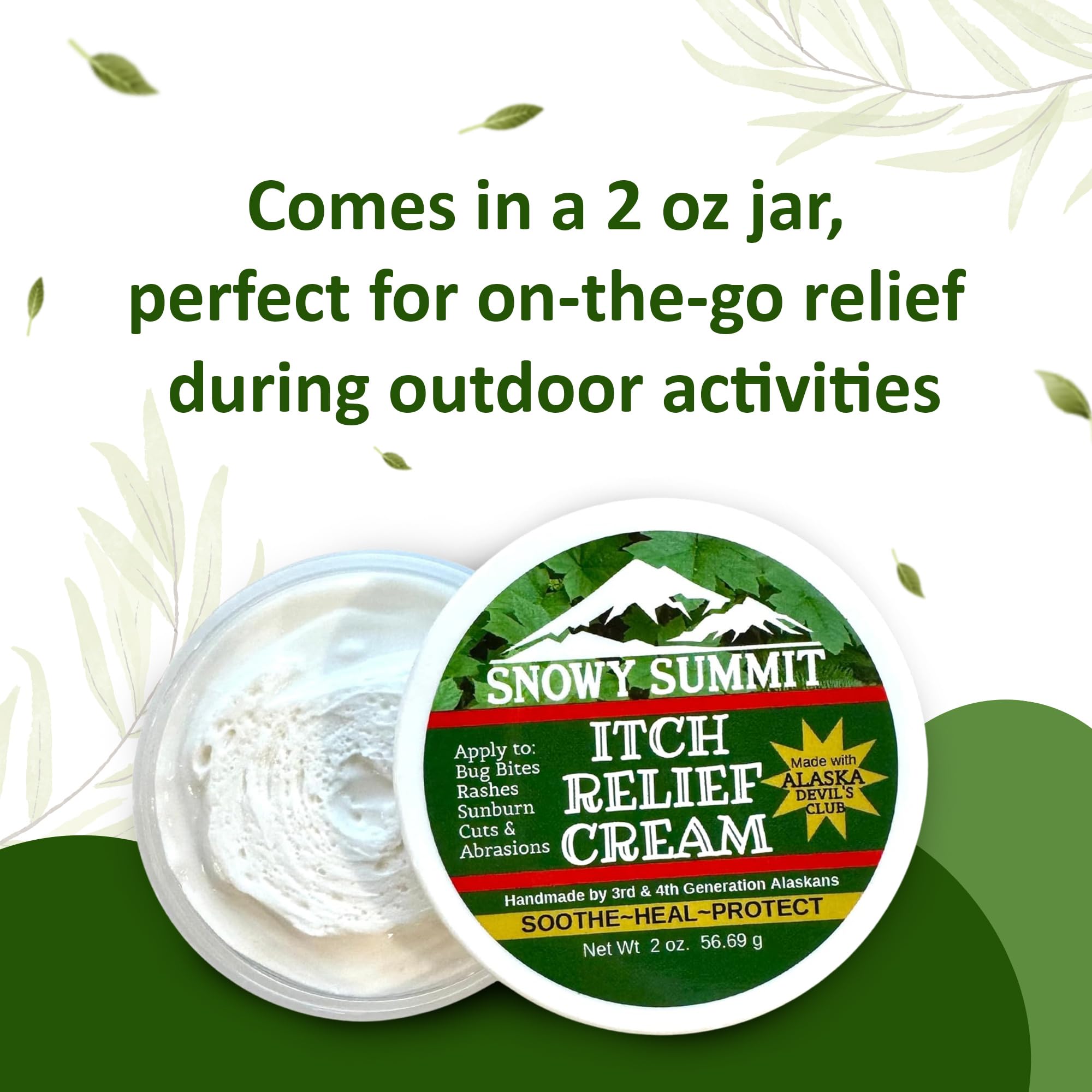 Amazon.com: Snowy Summit Devil's Club Itch Relief Cream - Natural