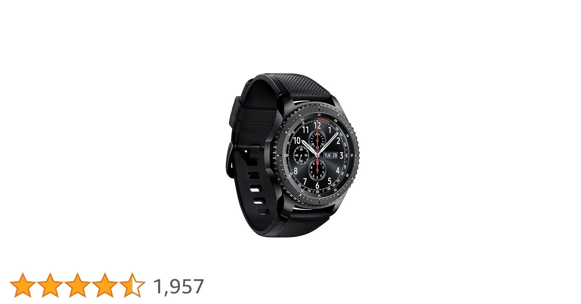 Samsung Gear S3 Frontier スマートウォッチ ブラック Samsung Gear S3 Frontier SM-R760 Smartwatch, International