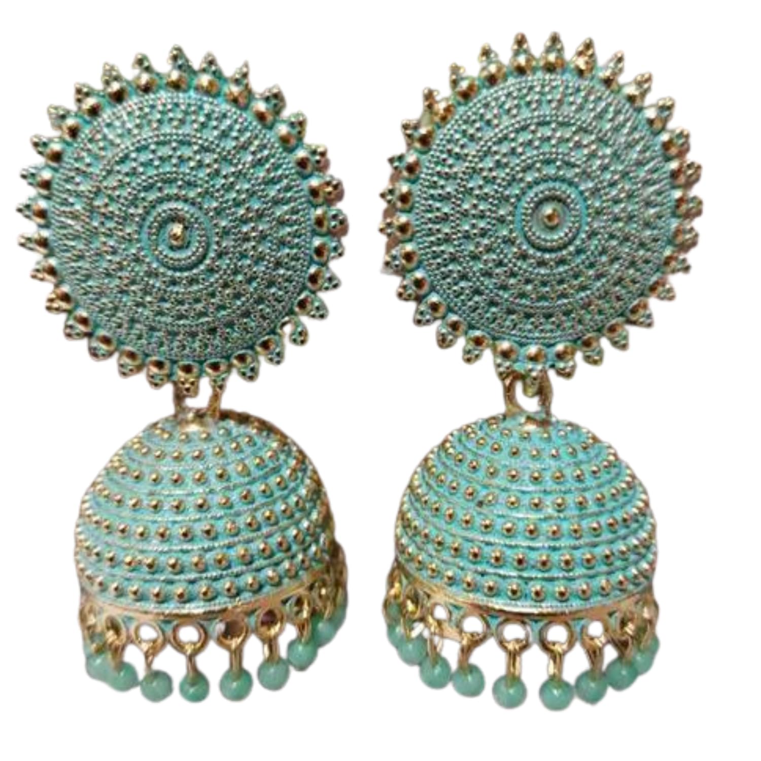 See full amazon price history chart for Dhrisaan Traditional Bollywood Ethnic Bridal Wedding Indian Pearl Jhumki Earrings for Women, Meenakari Jhumka Jewellery (Sea Green) Dhrisaan Traditional Bollywood Ethnic Bridal Wedding Indian Pearl Jhumki Earrings for Women, Meenakari Jhumka Jewellery (Sea Green) (B0D6LLLRQP) Amazon Price History, Amazon Price Tracker