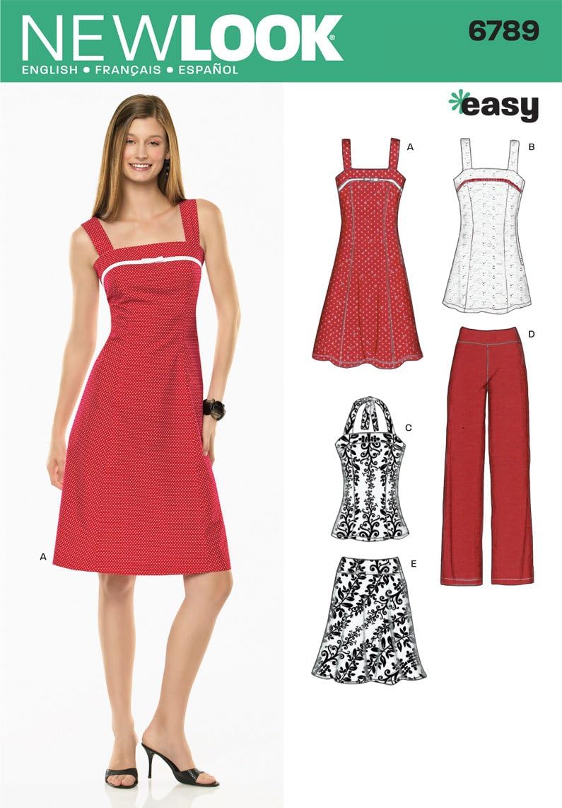 New Look Sewing Pattern 6789 Misses Separates, Size A (68