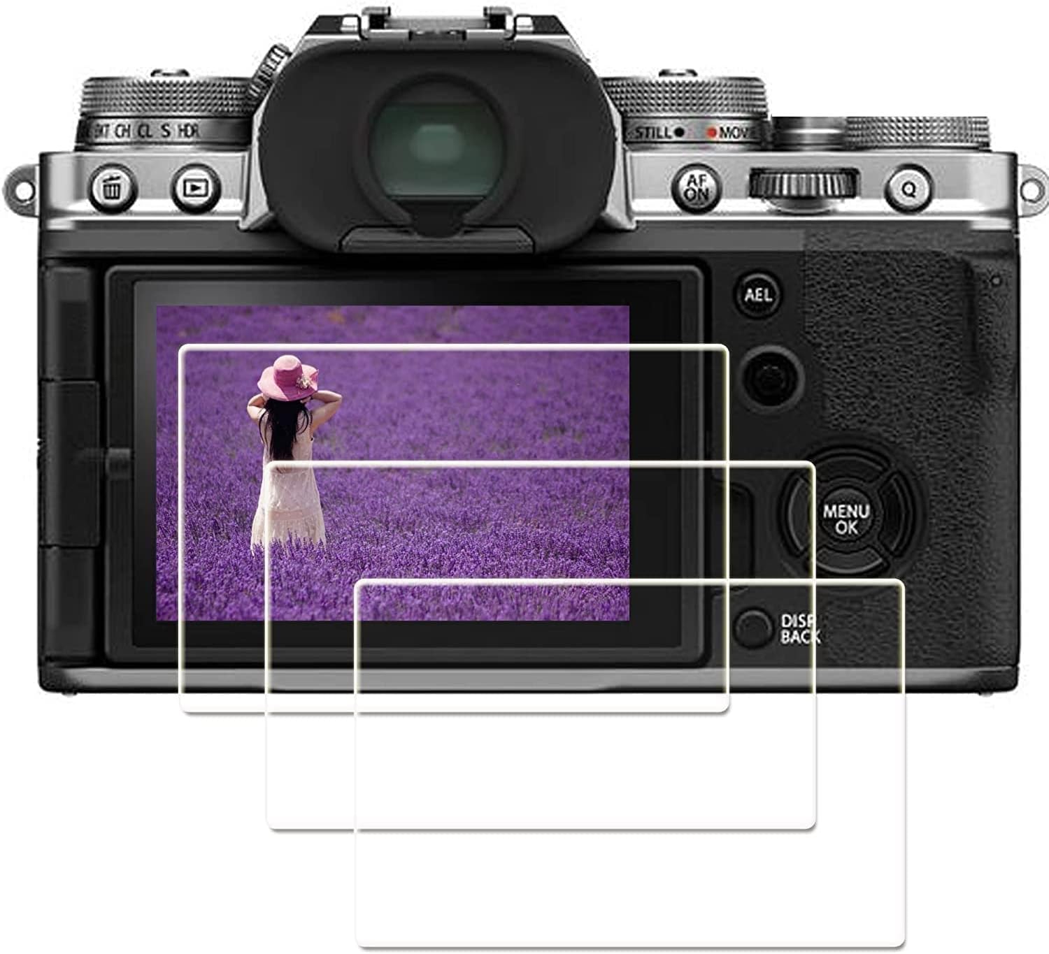 ULBTER Displayschutz schutzfolie für Fujifilm XT5 Fuji XT5 screen