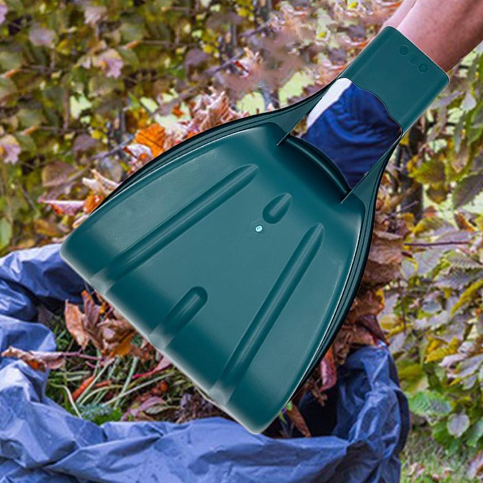 Ręczne grabie do liści z pazurami, przenośne zbieracze do ogrodu | Wytrzymała, ergonomiczna szufelka do sprzątania ogrodu i trawnika