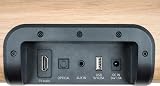 THOMSON SB402BT Bluetooth 5.0 200W Soundbar - Wireless - Black & Wood Design - USB, Optical, AUX, Wall Mount - 86cm - Remote Control - 4