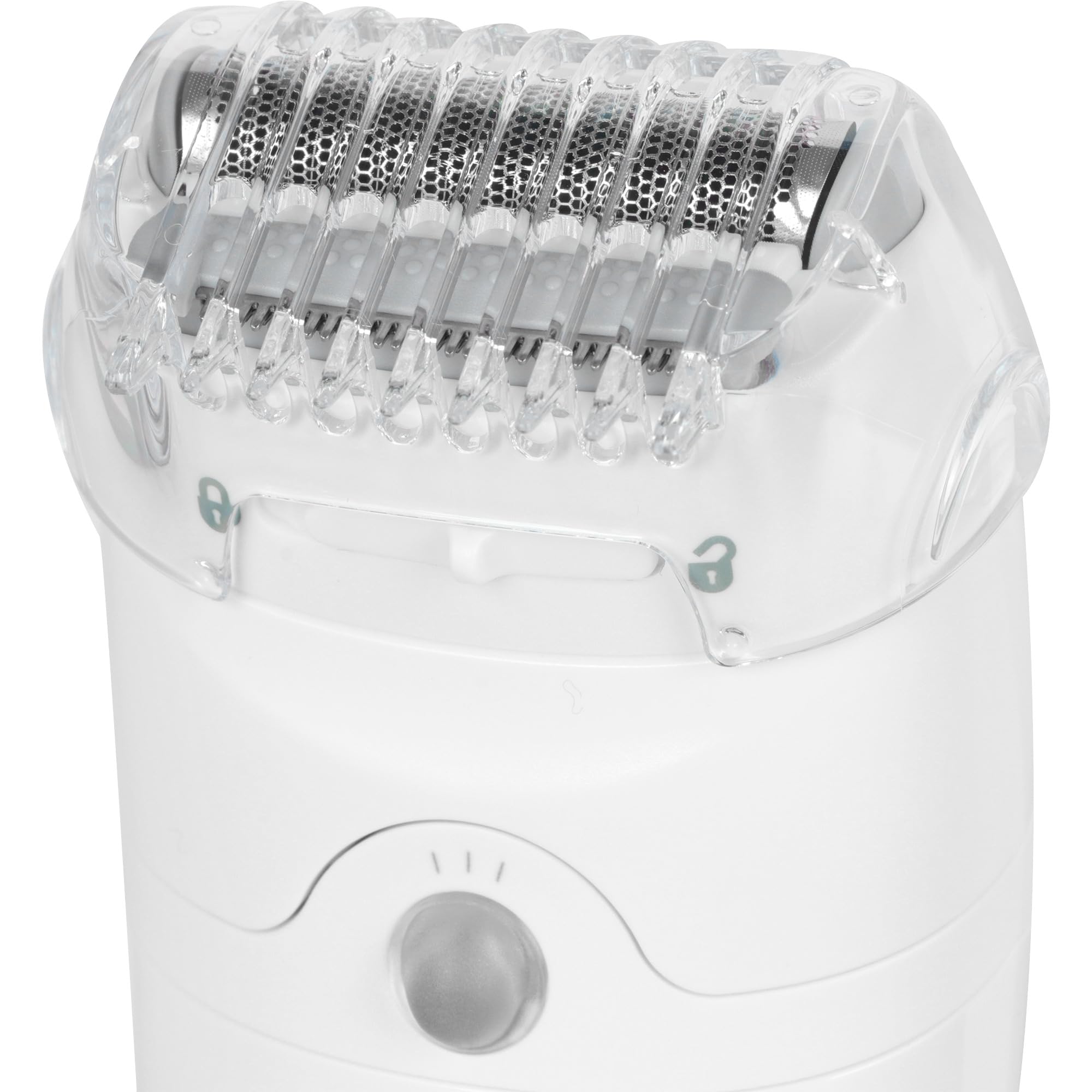 Braun Silk-épil 5 Epilierer wasserdicht mit Rasierkopf Trimmer 5-030 Weiß Rosa