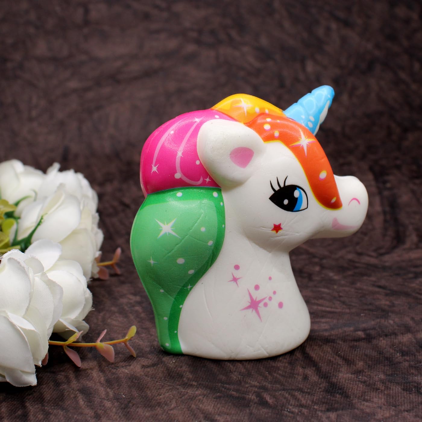 KAVIN Cute Unicorn Shape Squishy Toys Stress Foam Balls Stress Reliever Toy for Kids and Adults - Pack of 1 (B0D6BRSMYJ) Amazon Price History, Amazon Price Tracker