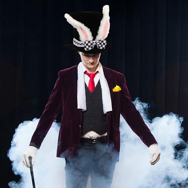 Foto 6 de 6 de FDGGT 1 Gorro con Orejas De Conejo Y 1 Par De Guantes, Artículos para Fiestas, Gorros Creativos para Fiestas