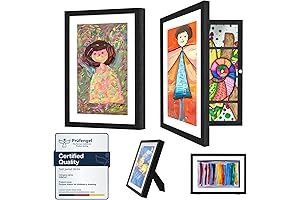 Black A4 Changeable Kids Art Frame