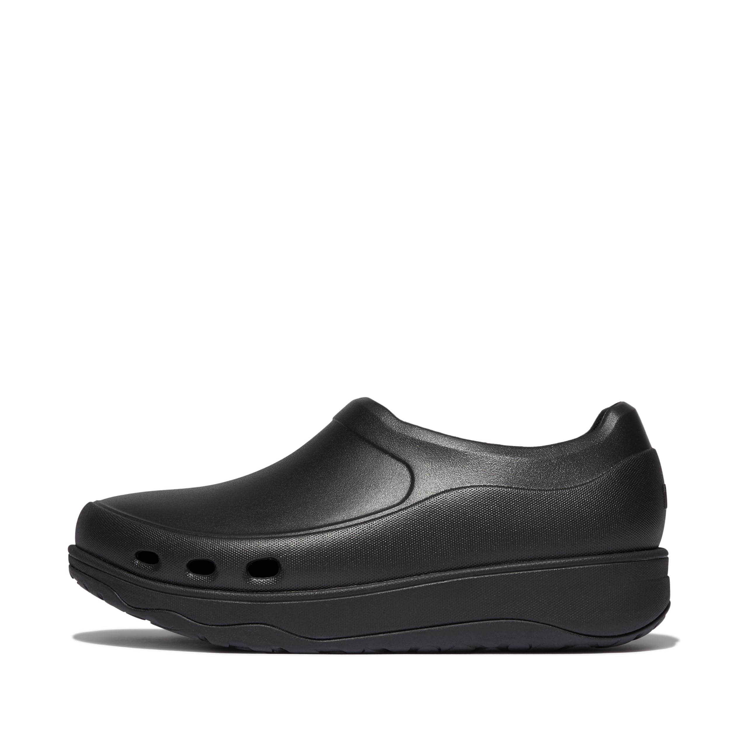 Fitflop Zoccoli Professionali ad Alte Prestazioni da Lavoro da Donna, Tutto Nero, 41 EU