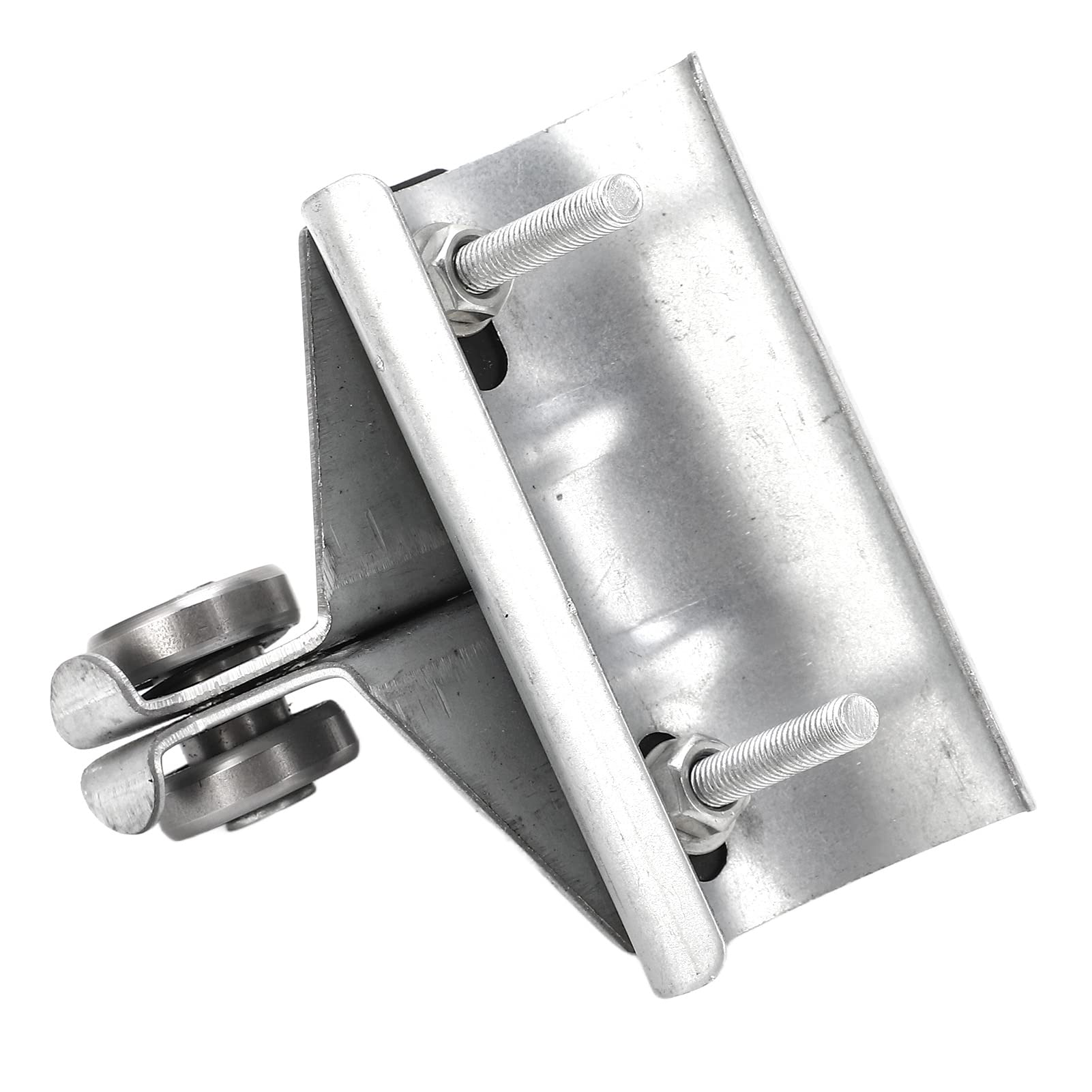 Stainless Steel Track Roller Wheel Trolley, 24mm Pulley Diameter, High Bearing Balls, Galvanizing, Space Saving Design for Cable Pulley Systems