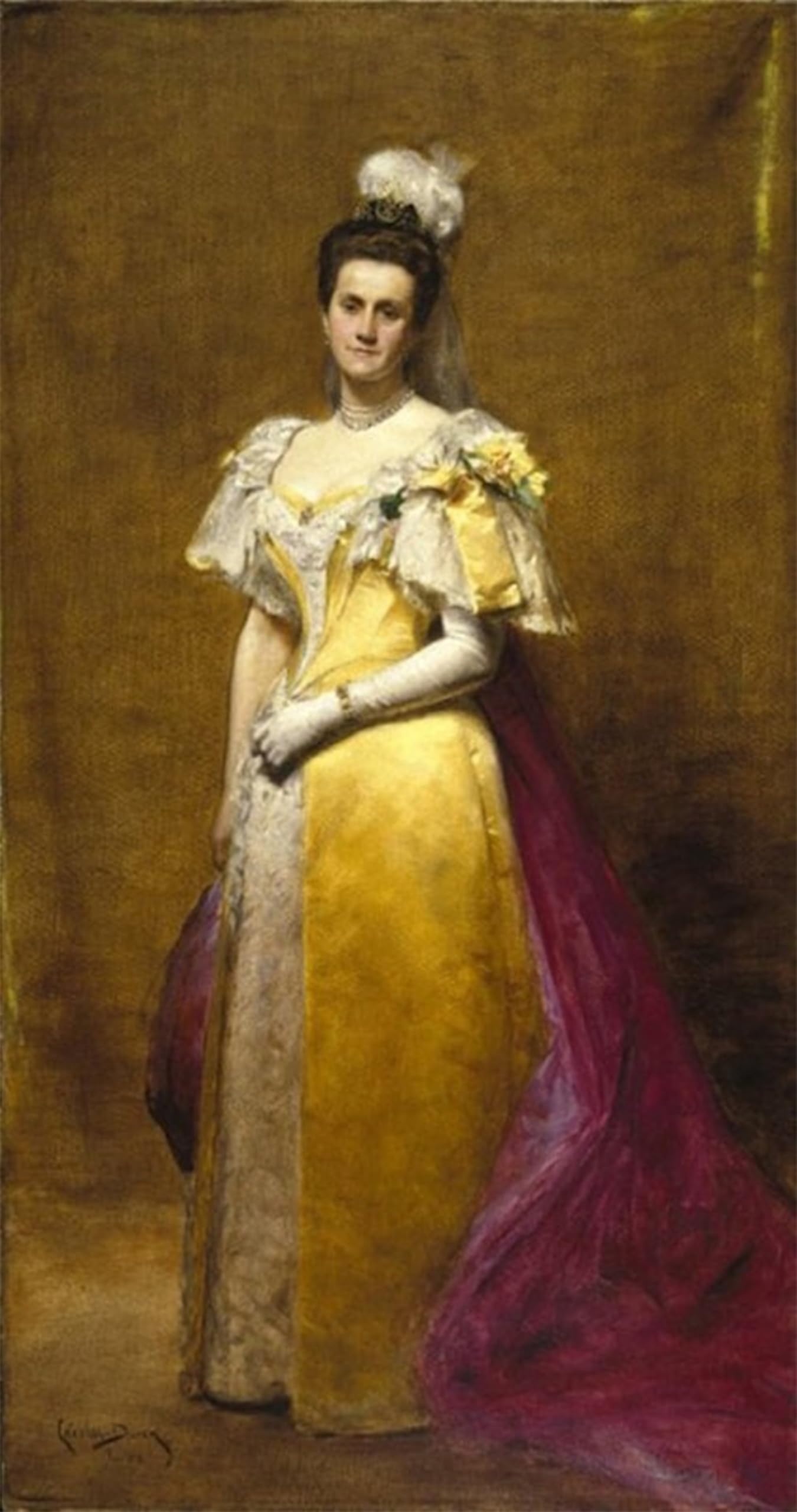 RZHRHJES Abstract Painting Poster Art Print Canvas Print Poster Portrait of Emily Warren Roebling by Carolus-duran Landscape Canvas Painting for Home Decor 60x90cm