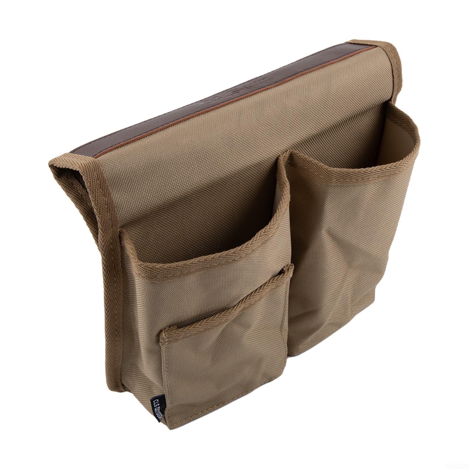 Bolsa de almacenamiento portátil plegable para silla, organizador lateral de lona con múltiples bolsillos para sillas de camping, sillas de ruedas, sillas de playa, actividades al aire libre