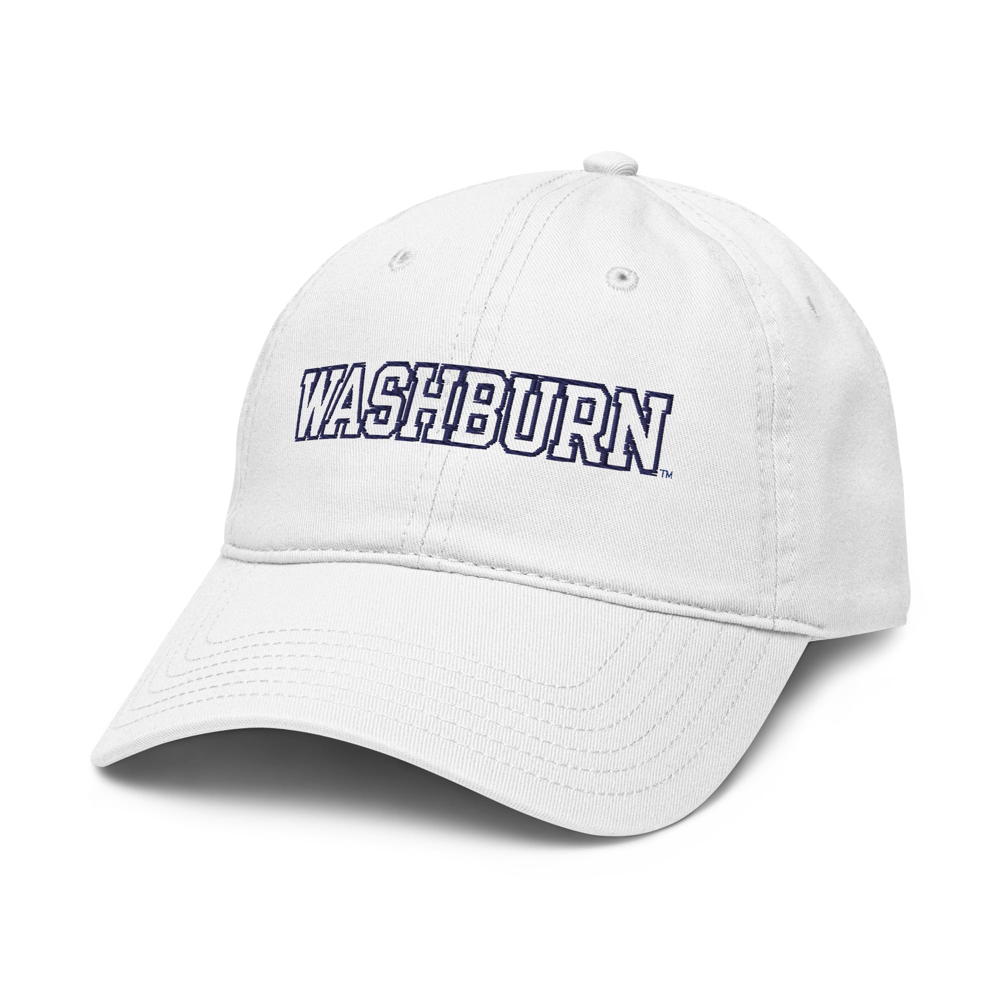 Washburn Ichabods Title White Officially Licensed Adjustable Baseball Hat