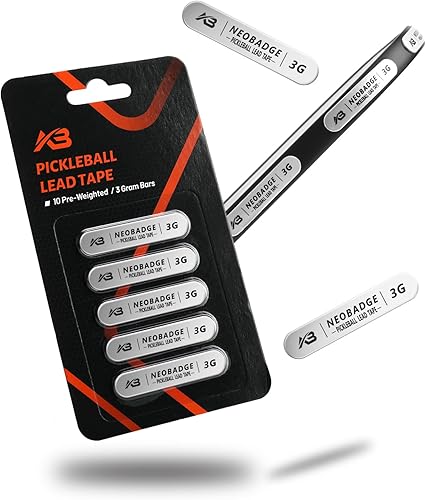Miniatura 7 de Cinta de plomo para pickleball Neobadge - Cinta adhesiva de alta calidad - Diseñada específicamente para palas de pickleball - Construir el momento