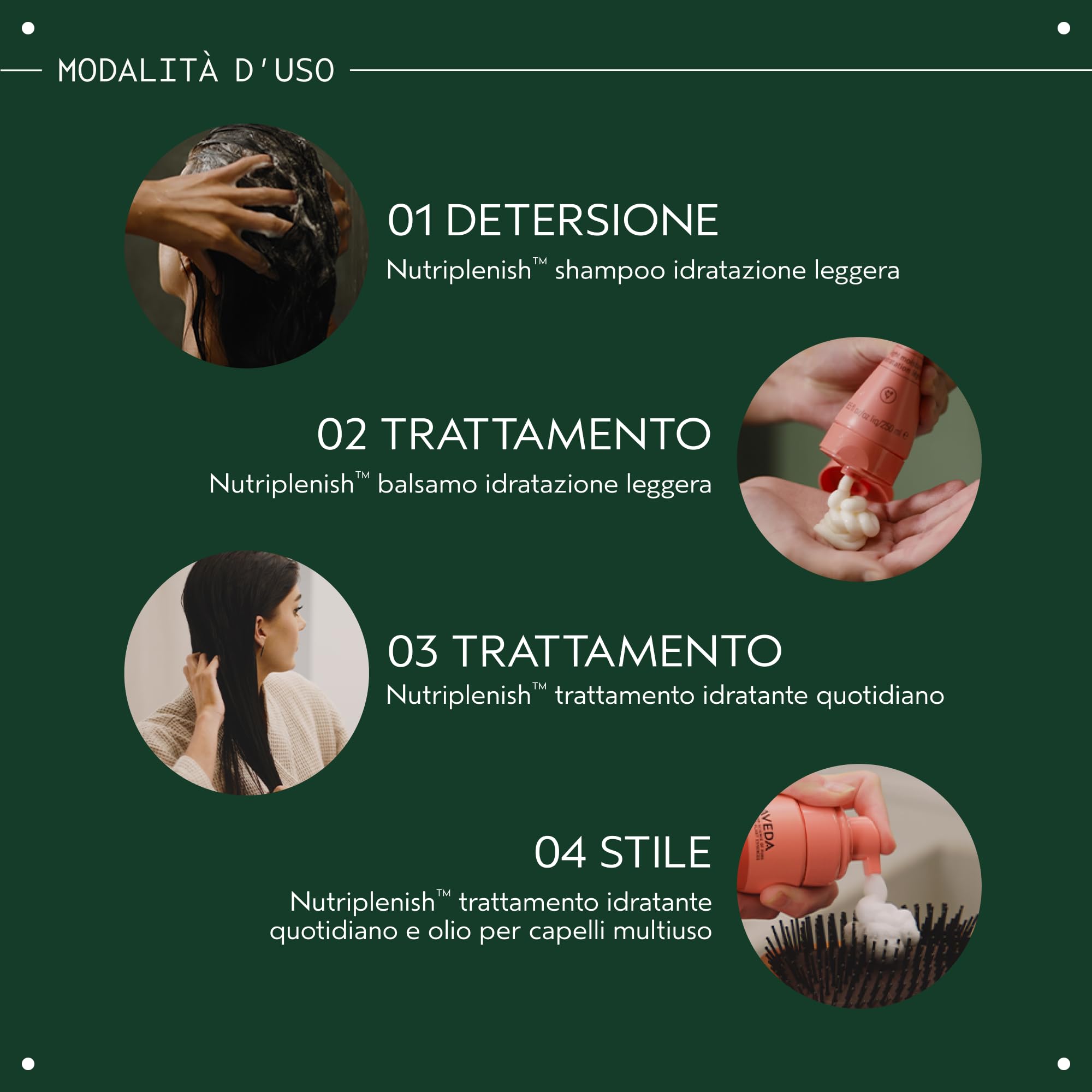 Aveda Nutriplenish Styling Treatment Foam - Mousse Styling Trattante - Tenuta Morbida - Idrata e Nutre i Capelli da Medi a Spessi (200 ml)