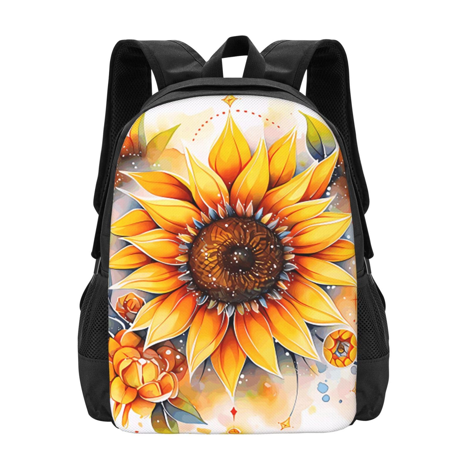 Dolphins Sun Joy Rucksack Unisex 15,6 Zoll Laptop Schwarz Oxford Daypack