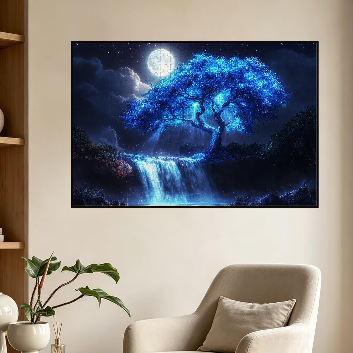 Puzzle 1500 sztuk, Puzzle Krajobraz, Drewniane Puzzle 87x57cm -1474