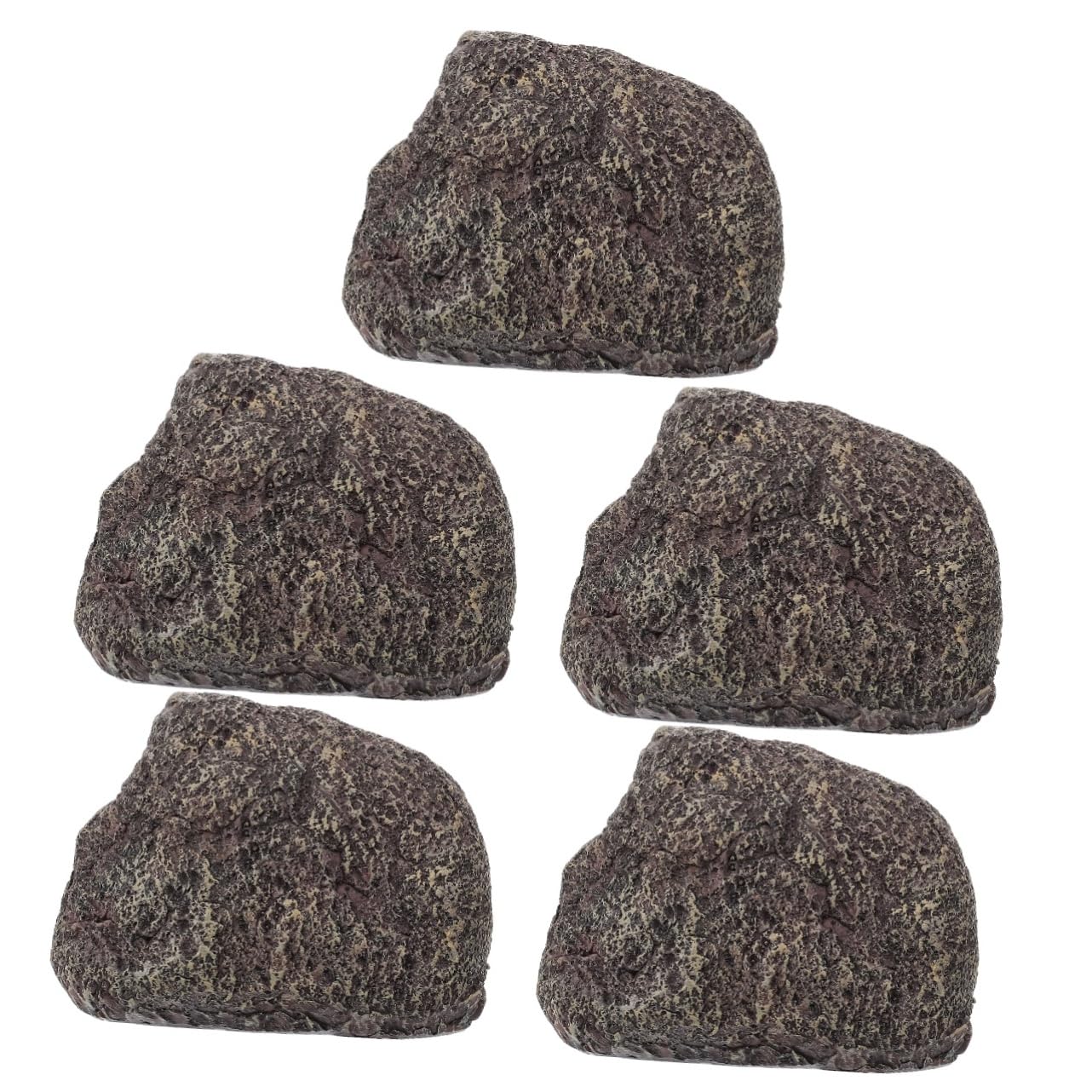 5 Pièces Boîte de Rangement de Pierre Simulée pour Extérieur Cache Clé Décoratif pour Jardin Espace Extérieur pour Garder Vos