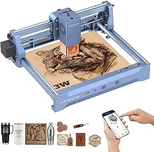 Artilume U1 Laser Engraver 3000mW, WiFi, 150x200mm Large Working Area, Suitable for Wood, Leather, Acrylic, and More, Ideal for Beginners and Small Businesses
