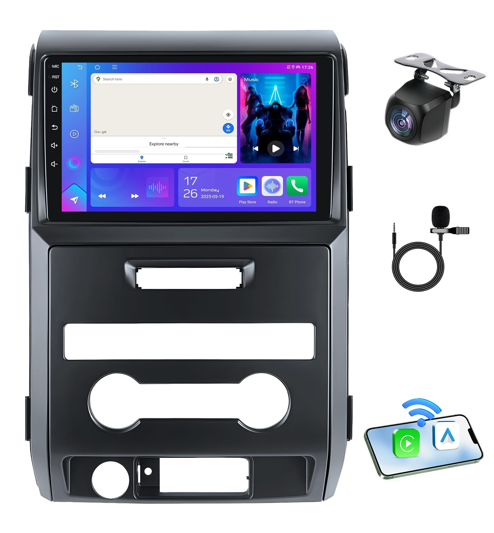 Fortdows 9-Inch Android Radio 4 plus 64GB for Ford F-150